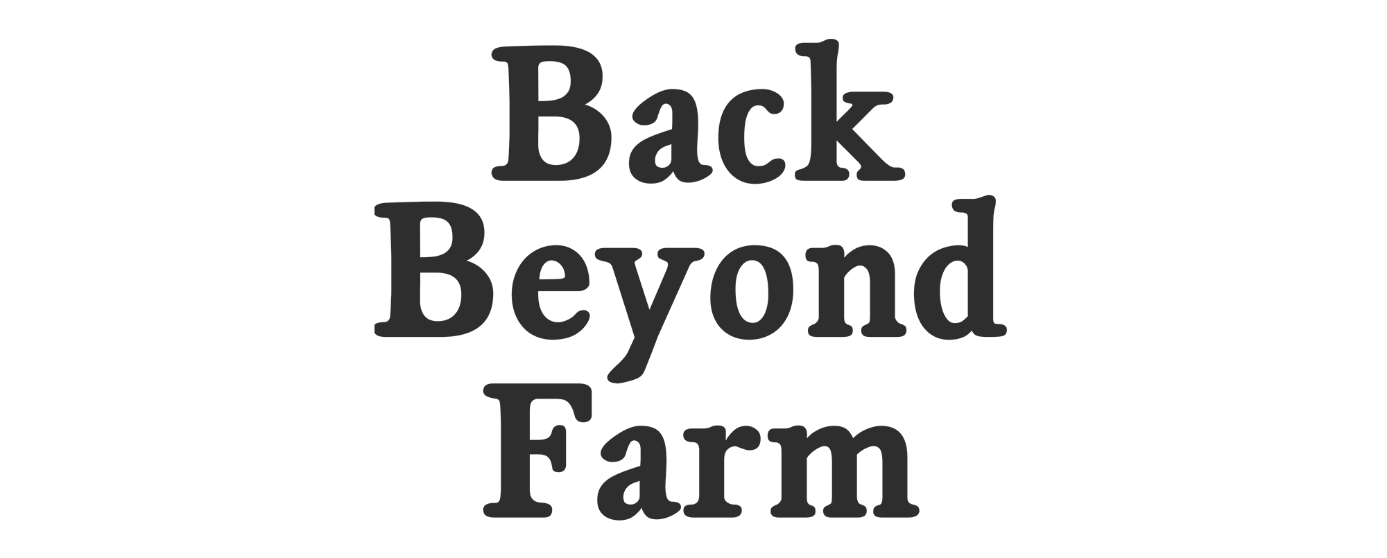 Back Beyond Farm